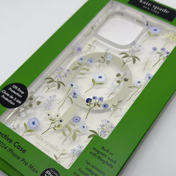 kate spade Floral iPhone 16 Pro Max Case with MagSafe New in Box - Picture 3 of 5